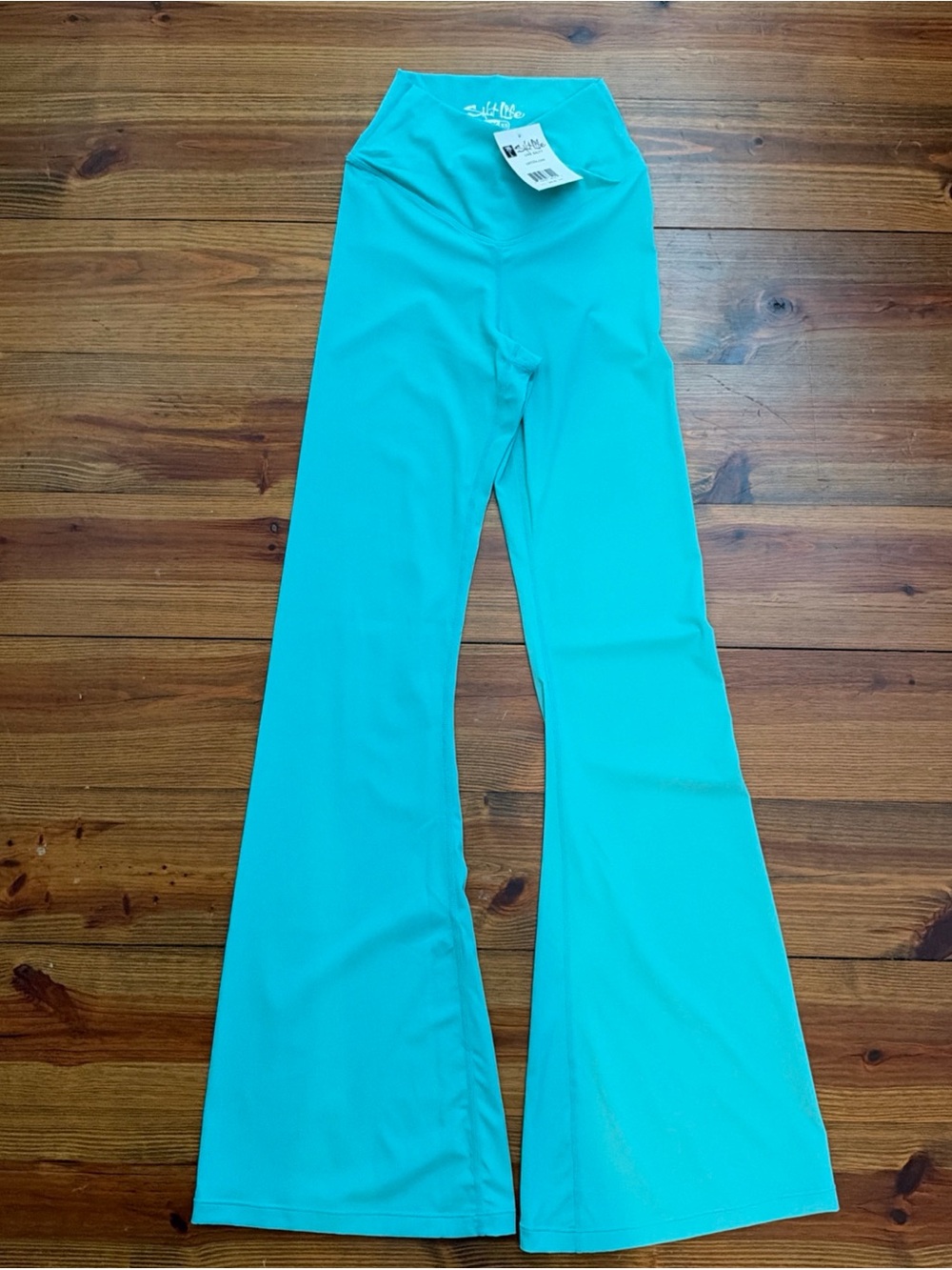 Salt Life Women's Teal Green Bonanza Flare Performance Wide Leg Leggings NWT  XS